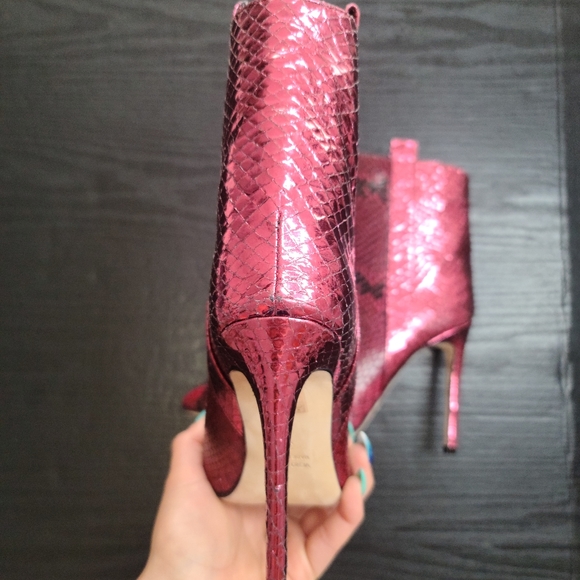 Paris Texas Snake Skin Leather Booties - Picture 3 of 8